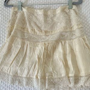 loveshackfancy mini skirt